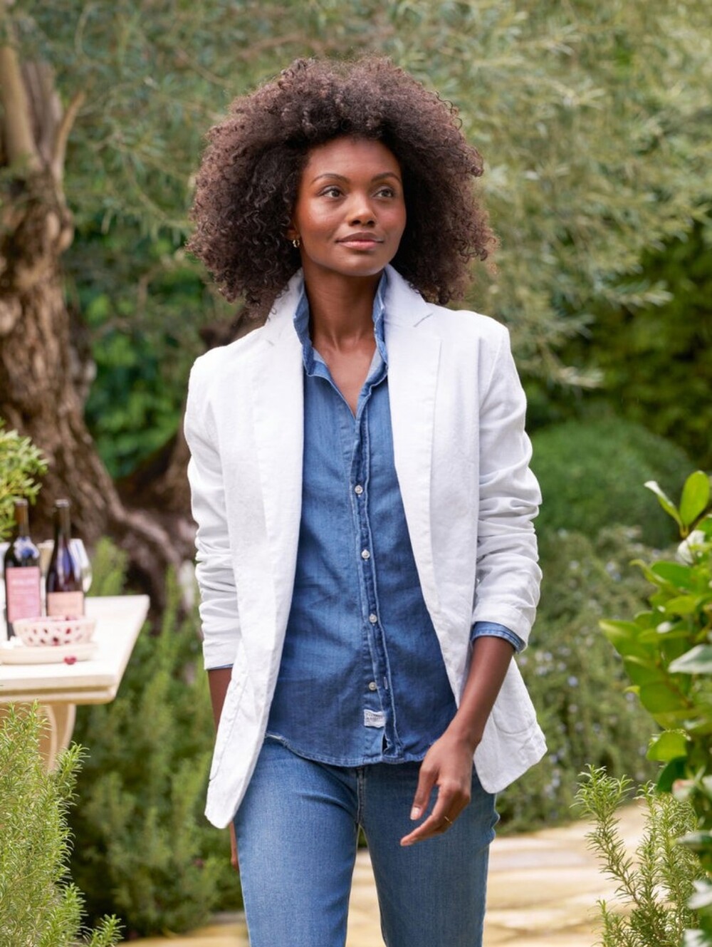 Frank & Eileen Dublin Blazer - White